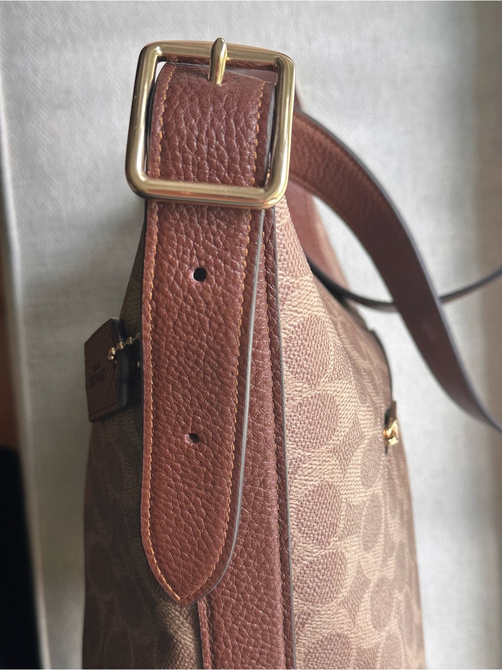 Coach Jude Duffle Bag in Signature Canvas - Picture 7 of 9